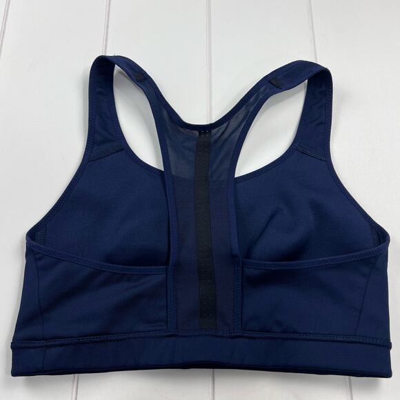 Nike Dri-Fit Sports Bra Athletic Racerback Navy Blue AJ3351 Women’s size small - Picture 2 of 7